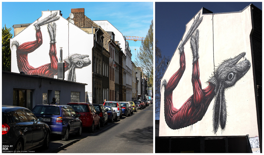 ROA mural streetart