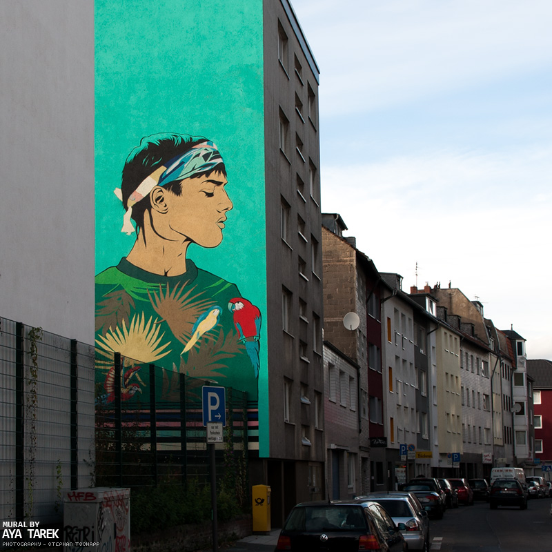 aya tarek mural streetart